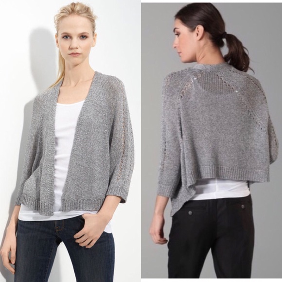 silver shrug cardigan